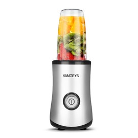Amateys Personal Blender with Button,350W Professional Kitchen Blender for Smoothies and Shakes,Portable Smoothie Maker Mixer,Easy Cleaning&Operation,Suitable for Carrying or Storage