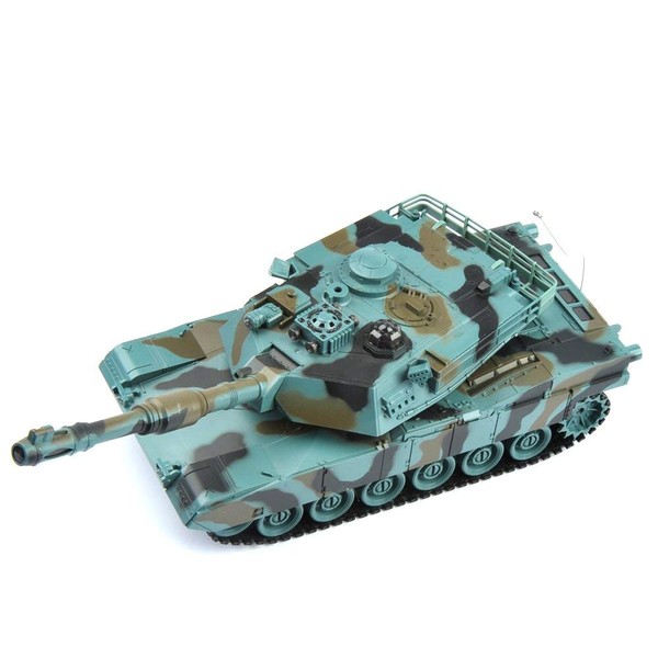 s-idee® Battle Panzer 99804 1:28 con sistema di combattimento a infrarossi integrato 2.4 Ghz RC R/C