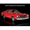 1970 Plymouth Duster 340 in Red & Black Metal Sign: 12x16" & Ships Free
