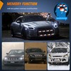 Nilight 8PCS Led Strobe Lights with Controller 12V 24V Sync