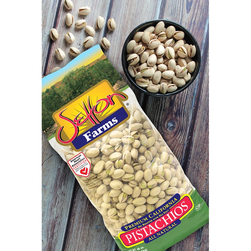 Setton Farms Premium Pistachios, Dry Roasted with Sea Salt, 3lb
