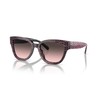 Coach HC8379U Universal Fit Sunglasses, Ruby Pearl Signature C/Grey Rose