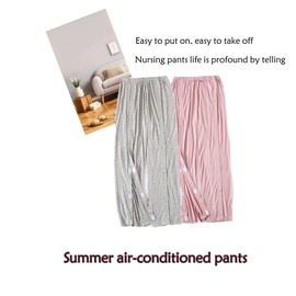 Nursing Pants,Bedridden Patient Pants,Tear Away Pants with 2 Sides Magic Stickers for Post-Surgery,Incontinence Dialysis,Full Open Down Cotton Rip Off Pants for Hip Replacement