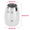 Flagpole Base Stainless Steel Cylindrical Thickened Mirror Polishing Boat Flag