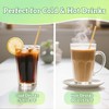 Sugarcane Straws - 100PCS Straws Disposable Biodegradable Compostable Long Sugar