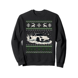 911 German Sports Car Ugly Christmas Sweater Sweatshirt