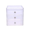 InterDesign Clarity Stacking 3 Drawer, Clear