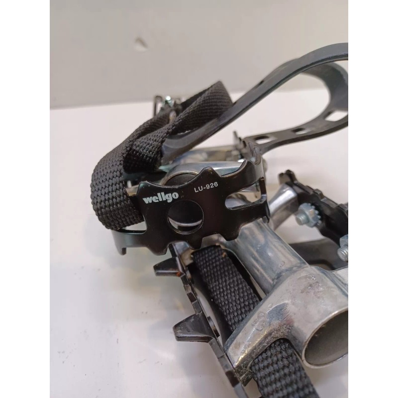 Wellgo Pedals & Straps; LU-926; 1/2” Spindle; New Old Stock