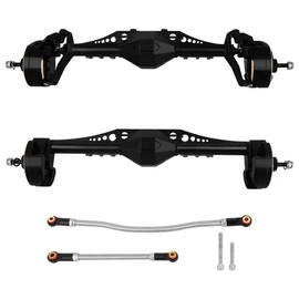 Pothyes All Metal Complete Portal Axle wirh Brass Counterweight for 1/10 RC Crawler Axial Capra 1.9 UTB AXI03004 AXI03000T1 T2 Buggy F9 Upgrade Parts