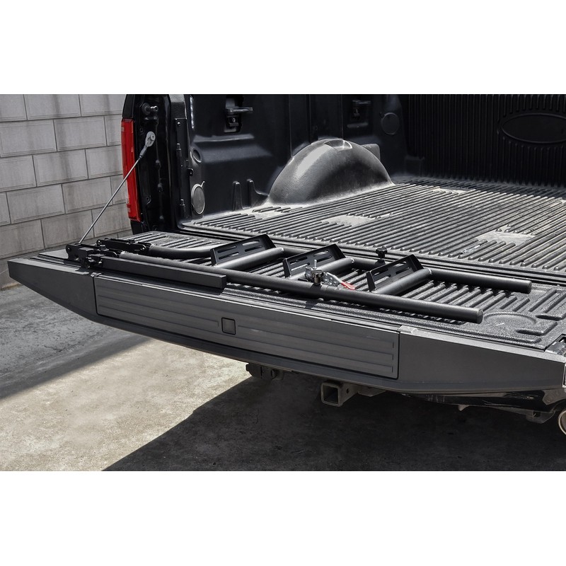 45" Foldable Pickup Truck Tailgate Ladder with Grab Handle, 360°