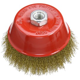 Silverline Tools - Brassed Steel Crimp Cup - 125mm