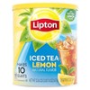 Lipton Lemon Iced Tea Mix 10 Quarts Refreshing Sweetened Powdered