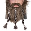 F Fityle Fake Mustache False Facial Hair for Performance Pretend