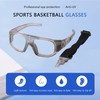 Basketball Football ExplosionProof Safety Glasses Sports Eye Protective Glasses(Gray )