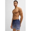 Boss Men's Vale Trunk Swimming Shorts with Logo Patch and