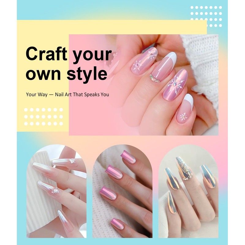 Chrome Nail Powder for Salon Nail