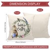 Leeelyan Easter Cushion Cover 45 x 45 cm 45 x