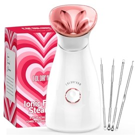 Vaporizador facial nano iónico de niebla caliente para el hogar, sauna, spa, humidificador facial, atomizador para mujeres y hombres, hidratante, desatasca poros, calidad de spa