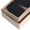 Zeller Black Mosaic 15199 Wooden Storage Box Approx. 24 x