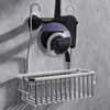 Hanging shower rack, bathroom storage rack, shampoo bracket, Space Aluminum