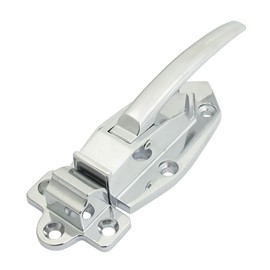 uxcell Industrial Lab Oven Door Latch Releasing Pull Handle Silver Tone