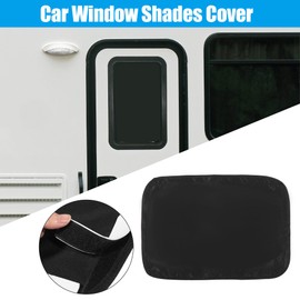 X AUTOHAUX 1 Set Black 23.23"x16.14" RV Door Window Shades Cover Sun Shade Screen Car Window Covers for Travel Trailer RV