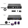 Terived 2 Port KVM Switch HDMI 8K@60Hz 4K@144Hz with Wired