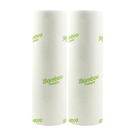 KLEVA Bamboo Towel, Eco Friendly, Bamboo Fiber Towel, Reusable Bamboo Towel, Set of 2 Rolls, Kitchen Towels, Alternative to Kitchen Paper