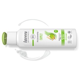 lavera lavera Pflegeshampoo Family - ohne Silikone - Schwungvolles Volumen & gestärktes Haar - vegan - Naturkosmetik - 250 ml (Packung mit 2)