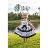 ReliBeauty Dalmatian Costume for Children, Girls, with Ears, Headband Tail,