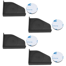 AYLIFU Plastic Corner Protectors Aquarium Flat Pads Fish Tanks in Corners Black 2.36×1.57×0.66 inches Anti-Collision and Shock-Absorbing Pads Aquarium Corner Sleeves 4 pcs