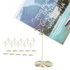 Lwuey Table Photo Holder, Pack of 10 Gold Aeroplane Metal