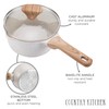 Country Kitchen Non-Stick Cast Aluminum Cookware Set - Durable Kitchen