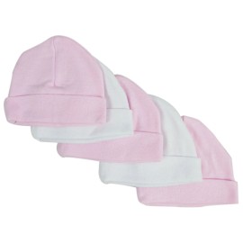 UD_Pink & White Baby Caps (pack Of 5) 031-pink-3-w-2