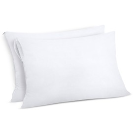 Utopia Bedding Waterproof Cushion Cover 40 x 60 cm (Set of 2) with Zip, Pillow Protector, Oeko-Tex Certified Cushion Cover