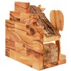 Olive Wood Nativity Set with Figurines | The Jerusalem Gift