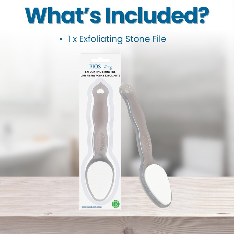Exfoliating Stone Foot File – Hard Skin Remover Tool for