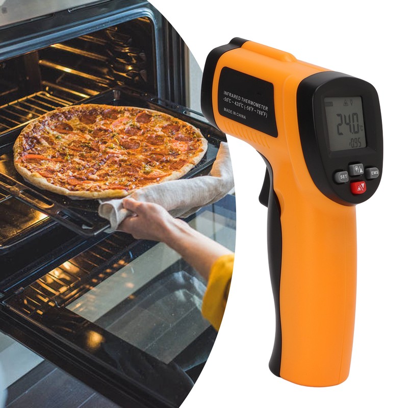 XRCLIF‑300E Digital Infrared Thermometer Non Contact Thermometer Temperature Measurement Tool