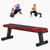 iMustech Flat Weight Bench Foldable Workout Bench 618LB Capacity for