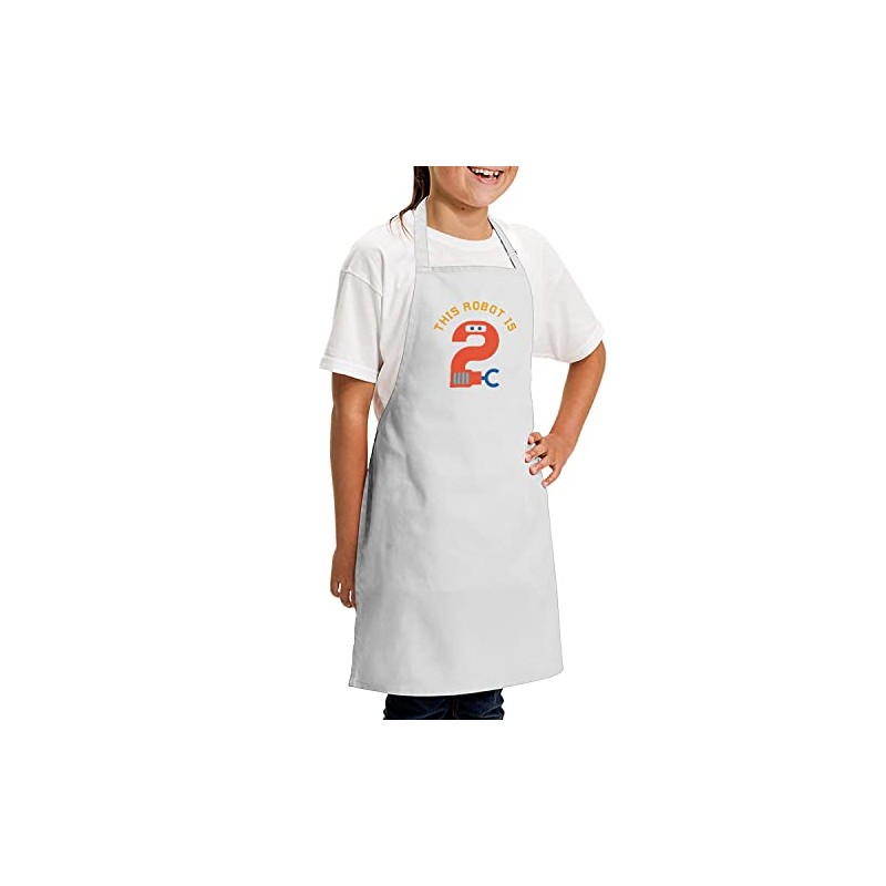Fabulous Children's Kitchen Apron - Painting This Robot is 2