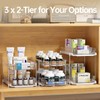 Delamu 2 Sets of 3-Tier Bathroom Under Sink Organizers and