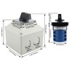 Baomain Universal Rotary Changeover Switch LW28-32/D303.3D with Master Switch Exterior