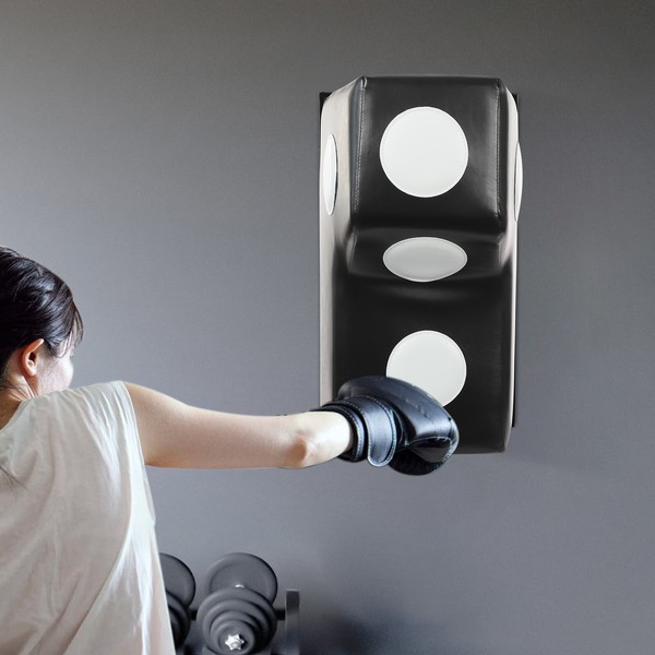 Wall Mount Punching Bag, Boxing Training Equipment for Hooks Uppercut