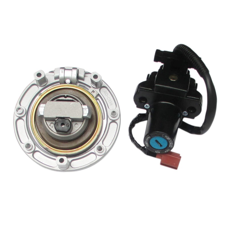 Ignition Switch Fuel Gas Cap Seat Lock Key Set for