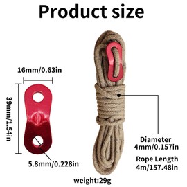 Skyzone 6 Pack Reflective Ropes - 4mm x 4M Camping Guide Ropes with Tensioner, Weatherproof Reflective Cord for Tents, Hammocks, Tarps, Outdoor Survival Gear (Camel, 4mm)