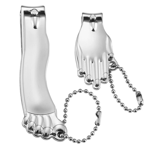 Nagelknipser Set, Premium Edelstahl Fingernagel und Zehennagel Clipper Cutter, Nagelknipser