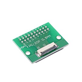sourcing map FFC FPC 20 Pin 0.5mm 1mm Pitch to DIP 2.0mm PCB Converter Board Couple Extend Adapter