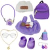10-Piece Doll Accessories Set, 6.7 Inch(17 cm) Doll Clothes with