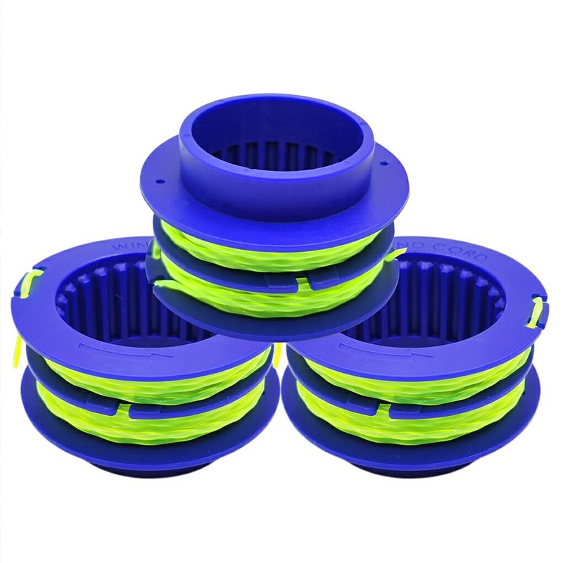 SUIOPPYUW 3pcs Double Wire Spool Pre-Wound 080 Diameter Thread Weed