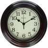 Westclox 33883P Wall Clock, Brown